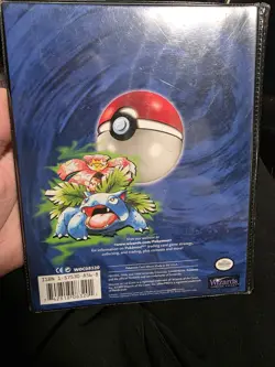 Pokemon Binder Original Blue Album Holds Cards A5 4 Pocket Wizards 1999 Pikachu - Image 2