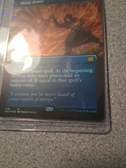 Mana Drain - BORDERLESS FOIL - NM - MTG - Double Masters 2022 - Image 4