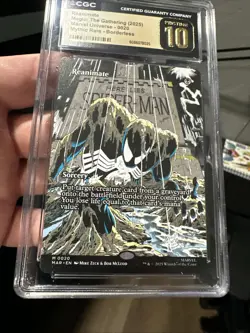MTG : Spider Man - Reanimate Borderless 0020 Mythic CGC Pristine 10 Pop 1 🔥 - Image 3