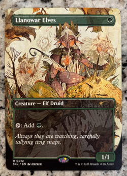Magic the Gathering Llanowar Elves Secret Lair Encyclopedia MTG (a) - Image 1