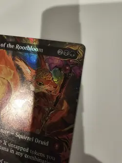 MTG Hazel Of The Rootbloom Raised Foil Mythic Borderless Bloomburrow Magic #102 - Image 2