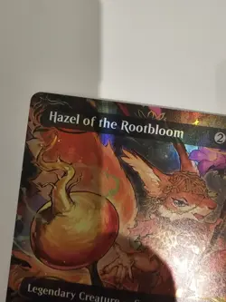 MTG Hazel Of The Rootbloom Raised Foil Mythic Borderless Bloomburrow Magic #102 - Image 3