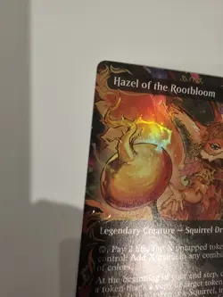 MTG Hazel Of The Rootbloom Raised Foil Mythic Borderless Bloomburrow Magic #102 - Image 4