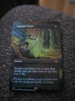 Vampiric Tutor (Borderless) Dominaria Remastered Foil. Read the description! - Image 2