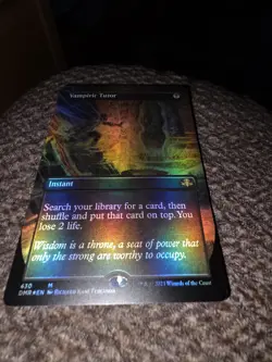 Vampiric Tutor (Borderless) Dominaria Remastered Foil. Read the description! - Image 3