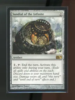 MTG Sundial of the Infinite Magic 2012 Magic The Gathering 218/249 - Image 1