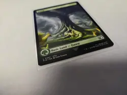 MTG Forest Crimp Misprint Final Fantasy Magic The Gathering - Image 2