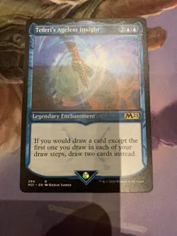 Showcase Teferi's Ageless Insight Core Set 2021 Rare Pack Fresh Mint MTG M21 - Image 1
