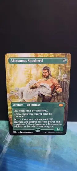 Magic The Gathering Double Masters 2022 Allosaurus Shepherd Borderless - Image 1