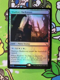 Shadowy Backstreet Foil Murders at Karlov Manor Magic MTG MKM - Image 1