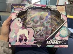Pokemon Galarian Rapidash V Box Trading card game NIB - Image 1