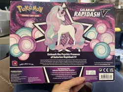 Pokemon Galarian Rapidash V Box Trading card game NIB - Image 2