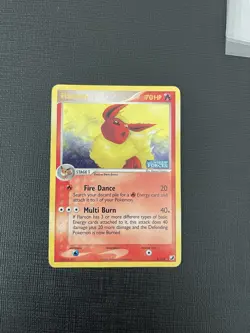 Flareon #5/115 EX Unseen Forces Reverse Holo Pokemon TCG Vintage Stamped 2005 - Image 4