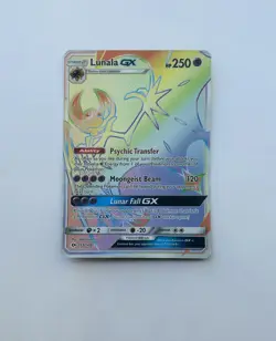 Lunala GX 153/149 Pokemon Sun & Moon Base Set Secret Rare - Image 1