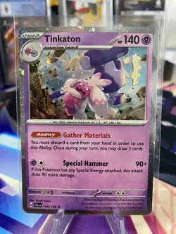 Pokemon TCG Tinkaton Scarlet & Violet - Paradox Rift 105/193-104-103 - Image 1