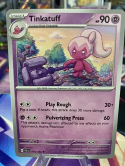 Pokemon TCG Tinkaton Scarlet & Violet - Paradox Rift 105/193-104-103 - Image 3