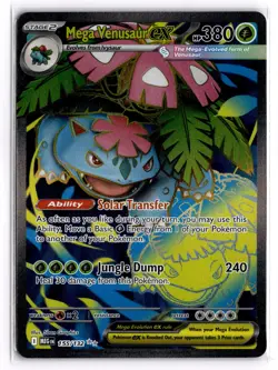 Pokemon TCG Mega Venusaur ex 155/132 ME01: Mega Evolution Ultra Rare NM/M - Image 1