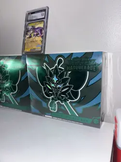 Pokemon Twilight Masquerade Booster Pack Sealed, X2 + CGC GEM MINT TOXTRICITY - Image 3