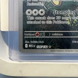 Pokemon Mega Evolution Exeggutor Illustration Rare 135/132 English NM - Image 5