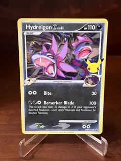 Hydreigon C LV.61 SWSH138 Celebrations 25 Black Star Promo NM/M Pokemon TCG Holo - Image 1