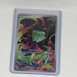 Pokemon TCG Bulbasaur 133/132 Secret Rare Mega Evolution Set Near Mint - Image 1