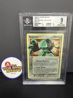 Pokemon - Registeel Gold Star (2006) #92 - EX Legend Maker BGS 9 ITA - Image 1