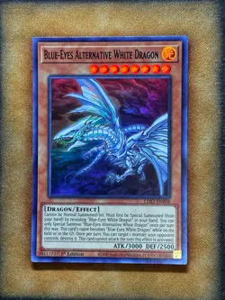 Yugioh Blue-Eyes Alternative White Dragon LDS2-EN008 Ultra Rare 1st Ed BLUE NM - Image 1