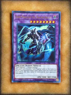 Yugioh Dark Magician the Dragon Knight GFP2-EN125 Ultra Rare 1st Ed NM - Image 1