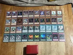 Yugioh Monarch Deck Come Sleeved And Deck Box lot 70 - Image 1