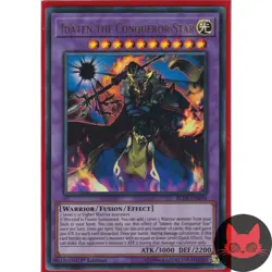 Yugioh Idaten the Conqueror Star BLRR-EN039 Ultra Rare 1st Edition NM - Image 1