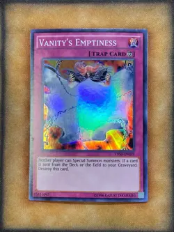 Yugioh Vanity's Emptiness THSF-EN059 Super Rare MP - Image 1