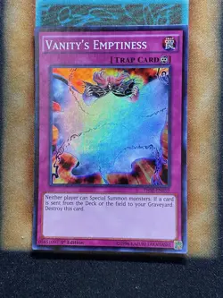 Yugioh Vanity’s Emptiness THSF-EN059 Super Rare 1st Ed MP - Image 1