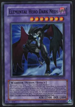 Yugioh Elemental Hero Dark Neos DP03-EN014 Super Rare Unlim - NM - Image 1