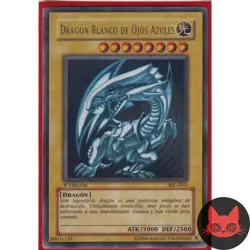 Yugioh SPANISH Blue-Eyes White Dragon BIK-S001 Ultra Rare 1st Ed LP - Image 1