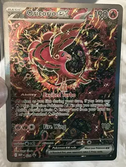 Pokemon Card Black Star Promo Oricorio Ex 024 Phantasmal Flames UPC English - Image 1