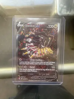 Giratina v Alternate Full Art Holo Card 186/196 Swsh11: Lost Origin Mint Raw - Image 2