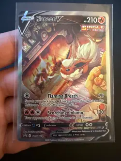 Flareon V SWSH179 SWSH: Sword & Shield Promo Cards Holo MINT - Image 1