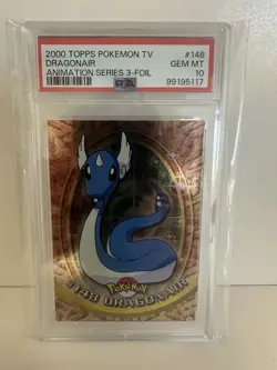 Topps Pokemon Dragonair Series 3 Foil Card #148 PSA 10 - Image 1