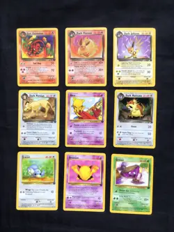 Pokemon Cards: Team Rocket 16 Card Non-Holo Lot - Image 1