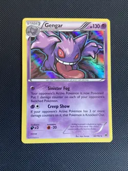 Pokemon Gengar Holo Rare TCG Card 60/162 XY Breakthrough - LP - Image 1