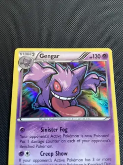 Pokemon Gengar Holo Rare TCG Card 60/162 XY Breakthrough - LP - Image 2