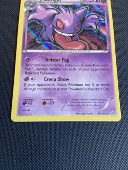Pokemon Gengar Holo Rare TCG Card 60/162 XY Breakthrough - LP - Image 3