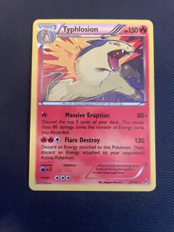 Pokemon TCG XY Breakthrough - Typhlosion 20/162 - Holo Rare Card - NM - Image 1