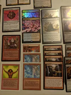 MTG Lot 30 COIN FLIP cards, 20 RETRO FOIL MOUNTAINS! Enough for a great Deck. - Image 2