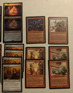 MTG Lot 30 COIN FLIP cards, 20 RETRO FOIL MOUNTAINS! Enough for a great Deck. - Image 3