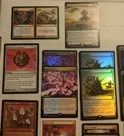 MTG Lot 30 COIN FLIP cards, 20 RETRO FOIL MOUNTAINS! Enough for a great Deck. - Image 4