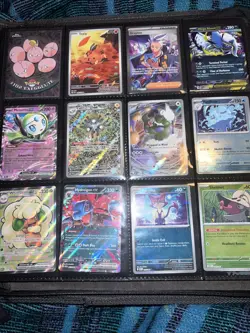 Big Pokemon TCG Binder Collection Of Mixed Cards Lot Includes Binder - Image 3
