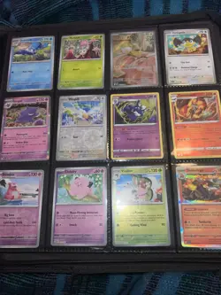 Big Pokemon TCG Binder Collection Of Mixed Cards Lot Includes Binder - Image 5