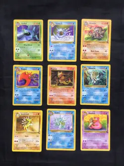 Pokemon Cards: Fossil 36 Card Non-Holo Lot - Image 3