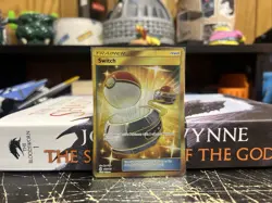 Pokemon TCG Sun & Moon Trainer Card Secret Rare 160/149 Switch - Image 1